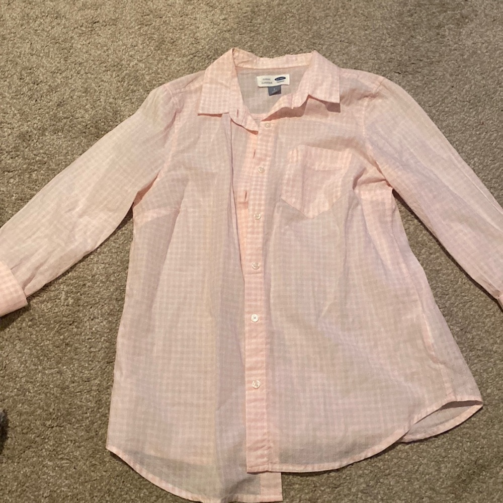 Old navy checkered long sleeve